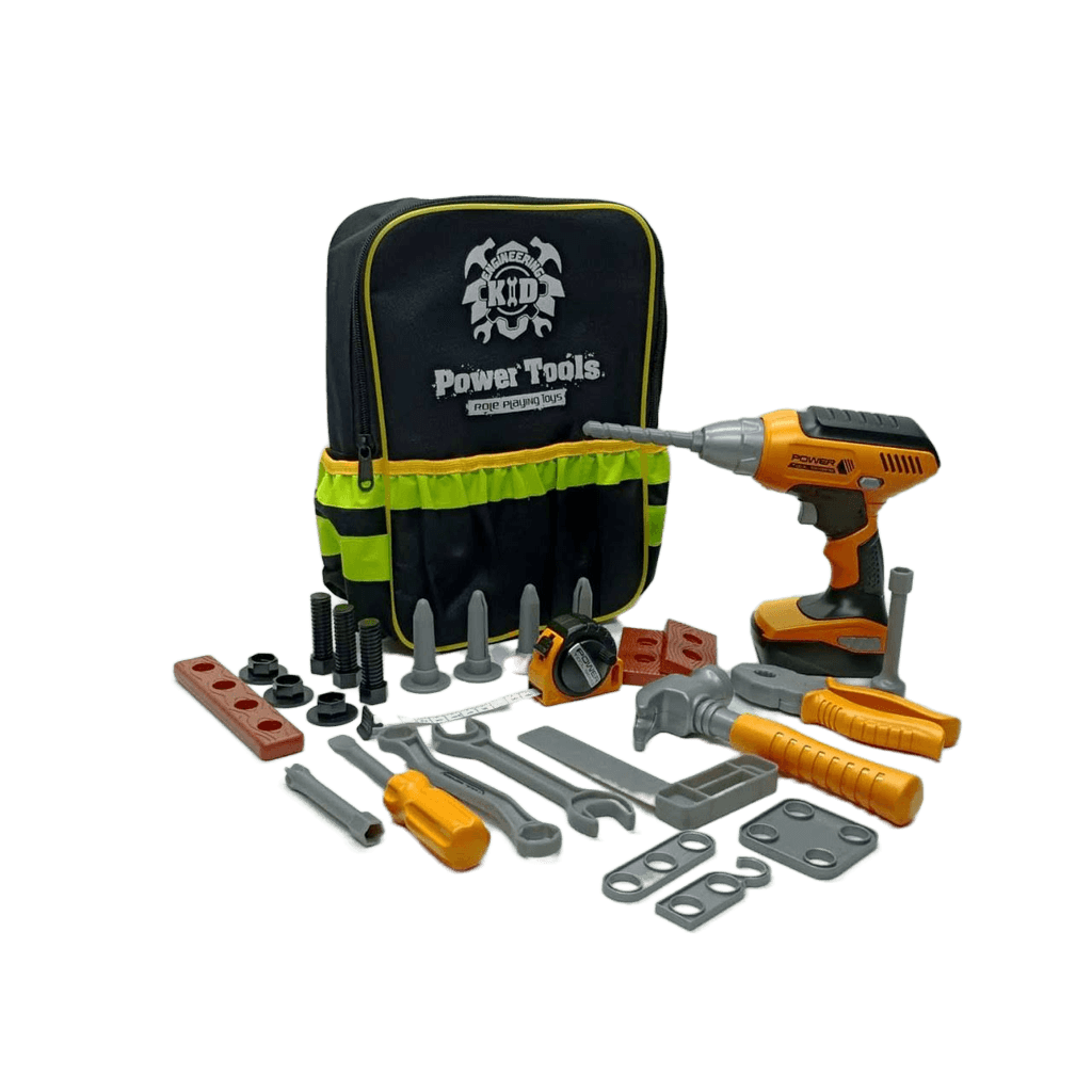 Ігровий набір Yi wu jiayu Інструменти «Power tools» (28 предметів) у рюкзаку T025, фото 1