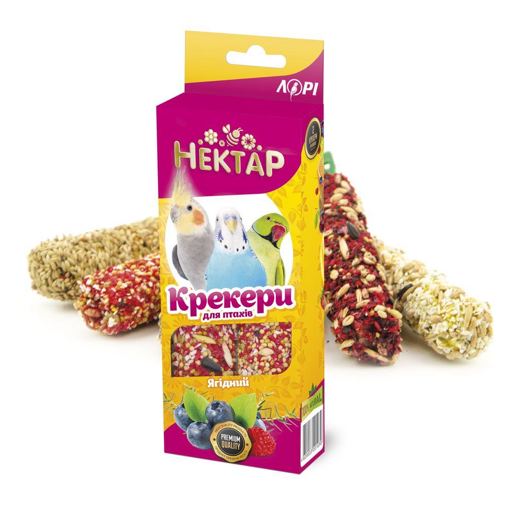 Ласощі-крекери для папуг Ягідний Лорі "Нектар" СХ 2 шт/уп