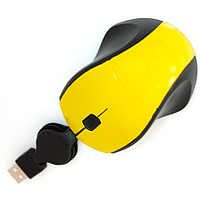 Комп'ютерна миша М105 mini Mighty Mouse дротова жовта
