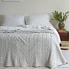 Покривало 170x240 La Modno Genova Natural Linen (50% бавовна, 50% акрил)
