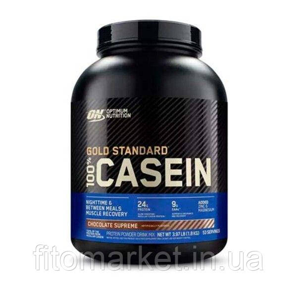 Казеїновий протеїн Optimum Nutrition 100% Casein Protein Chocolate 1,8 кг