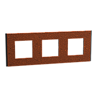 Рамка 3-постова Unica Deco Material, теракотовий
