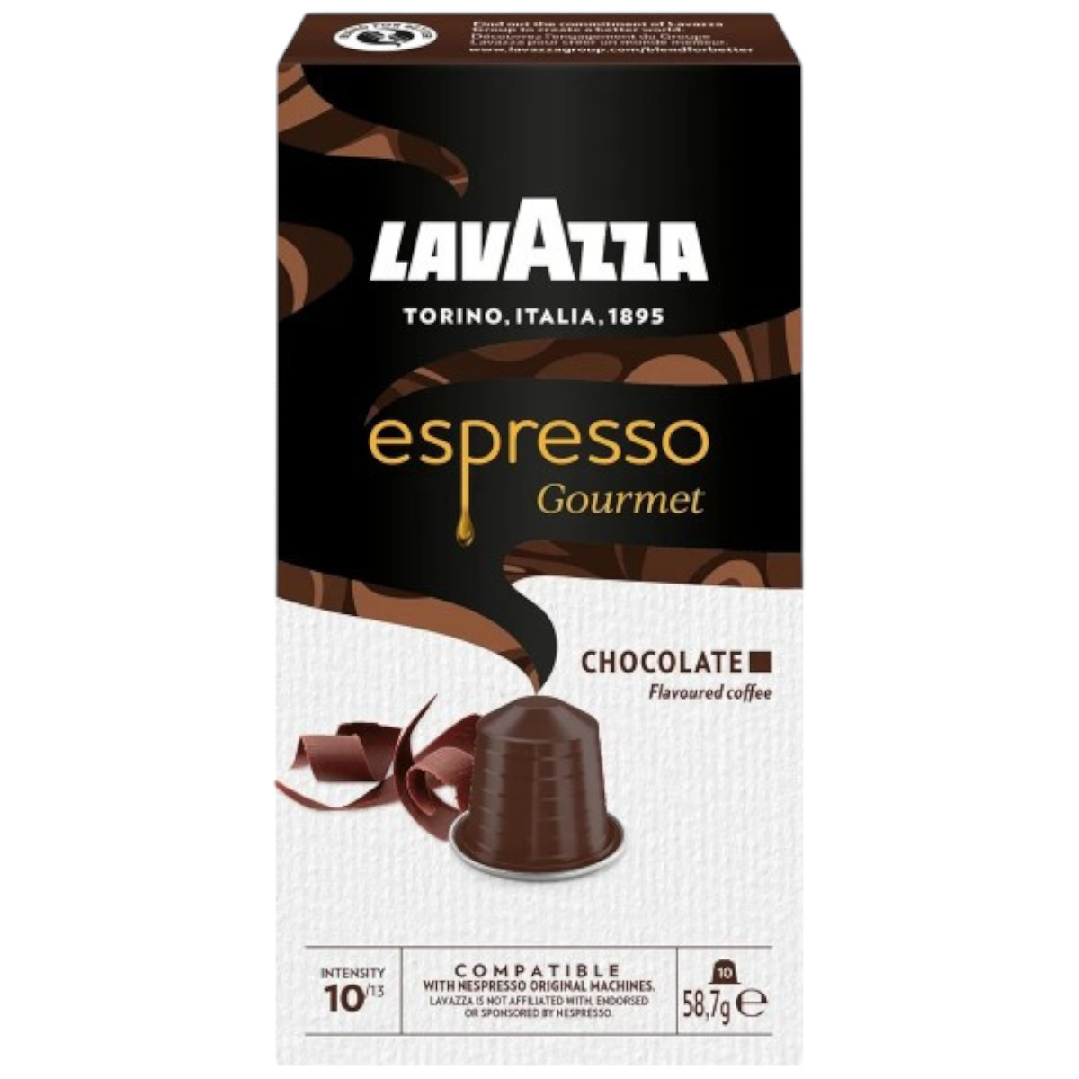 Кава в капсулах Lavazza Espresso Gourmet Chocolate Nespresso, 10 шт., фото 1