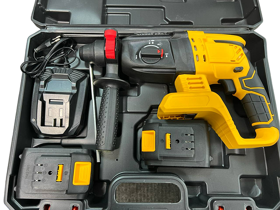 Перфоратор акумуляторний у кейсі професійний DeWalt на два акб (5), фото 3