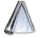 Фолар тип С однобічне фольгування армоване +самоклей (1*50м), фолар С ізоляційний покривний відбиваючий матеріал, фото 2