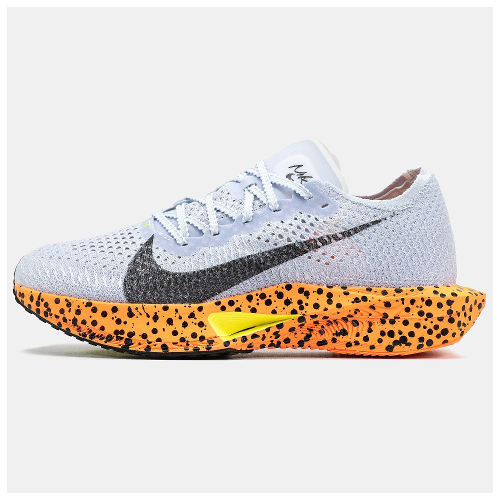 Чоловічі / жіночі кросівки Nike Air ZoomX VaporFly Next% 3 Purple Orange Leopard, фіолетові кросівки найк аір зум вапорфлай 3