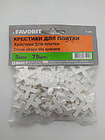 Хрестики для плитки 5мм, 75шт Favorit