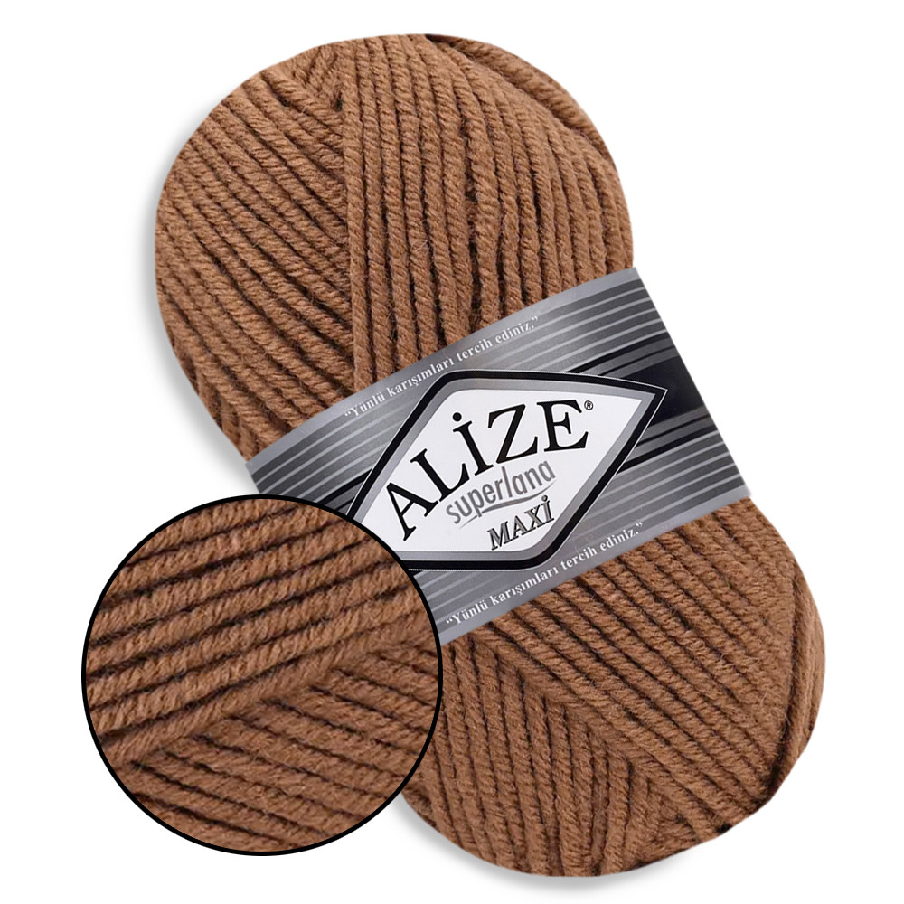 Alize Super Lana Maxi, Цегла №466, фото 1