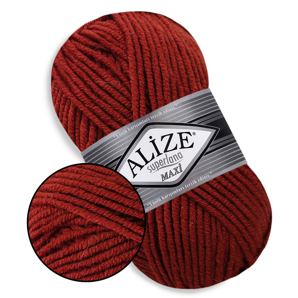 Alize Super Lana Maxi, Теракот №036, фото 1