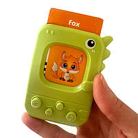 Дитячий Картрідер англ мова 48 карток двосторонніх карток 6 тем пісні мелодії 7,5*2,5*9,5см (PL-724-01), фото 7