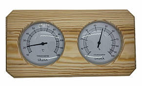 Термогігрометр для лазні 2 в 1, Сосна PSP T026