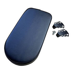 Дитяче сидіння на багажник велосипеда чорне з підставками для ніг