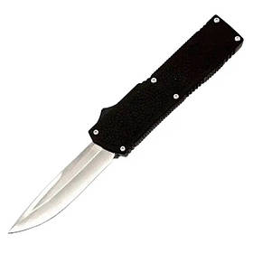 Викидний ніж фронтальний MicroTech 7632 з кліпсою та Чохлом 20см Black (7_01558)