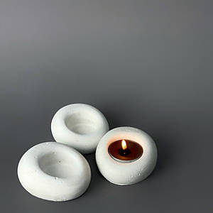 Бетонний підсвічник.Підставка для свічок