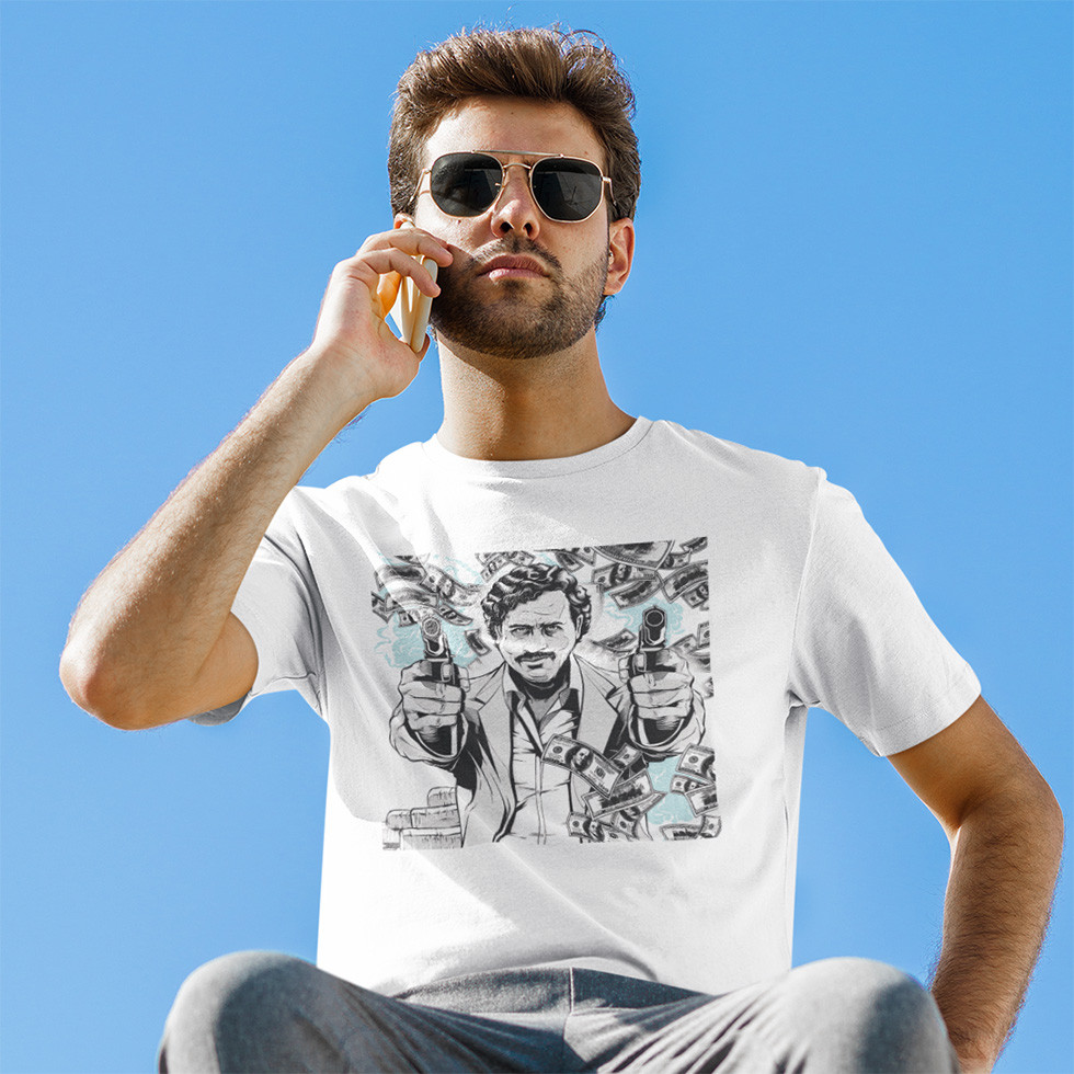 Футболка Cult - Narcos - Pablo Escobar - Straps