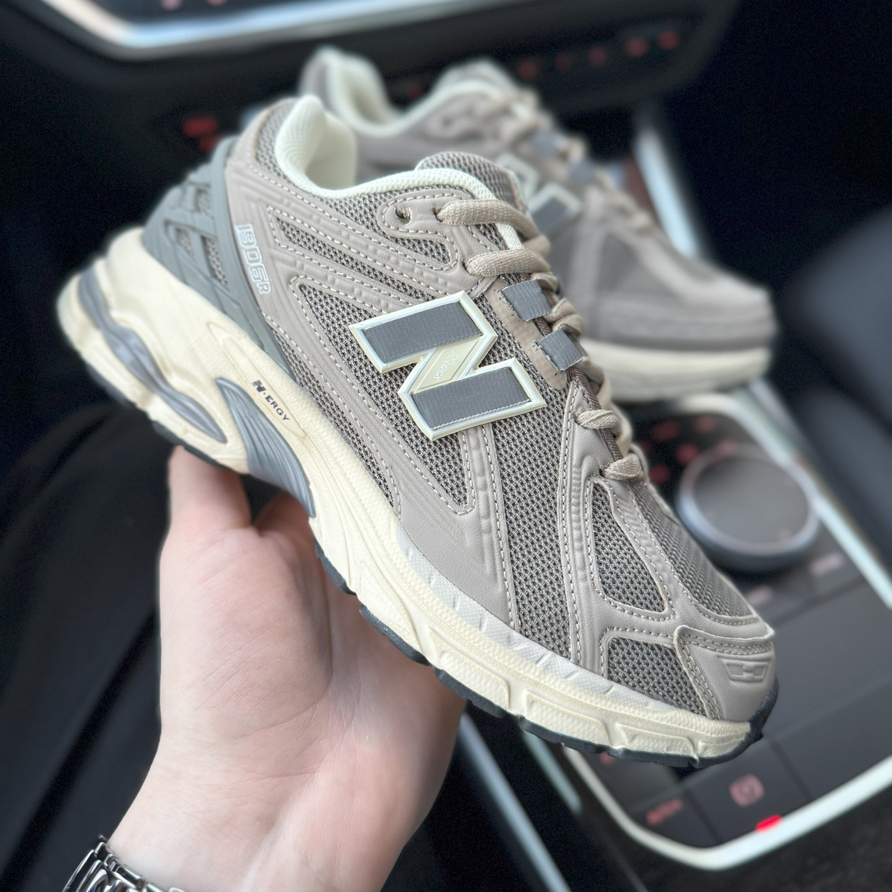 Жіночі кросівки New Balance 1906R Dark Beige весна осінь демісезонні бежеві. Живе фото, фото 1