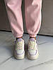 Жіночі кросівки Nike Air Force 1 Shadow кольорові Найк Форс Шадоу біло-фіолетові кольорові шкіряні для дівчат, фото 6