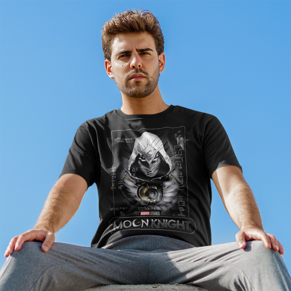 Футболка унісекс Marvel (Moon Knight) XS чорний, фото 1