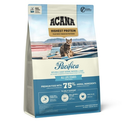 Сухий корм для кошенят та кішок Acana (Акана) Pacifica for Cats з трьома видами риби 1.8 кг, фото 1