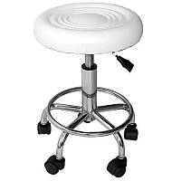 Стілець для майстра без спинки (колір Білий)