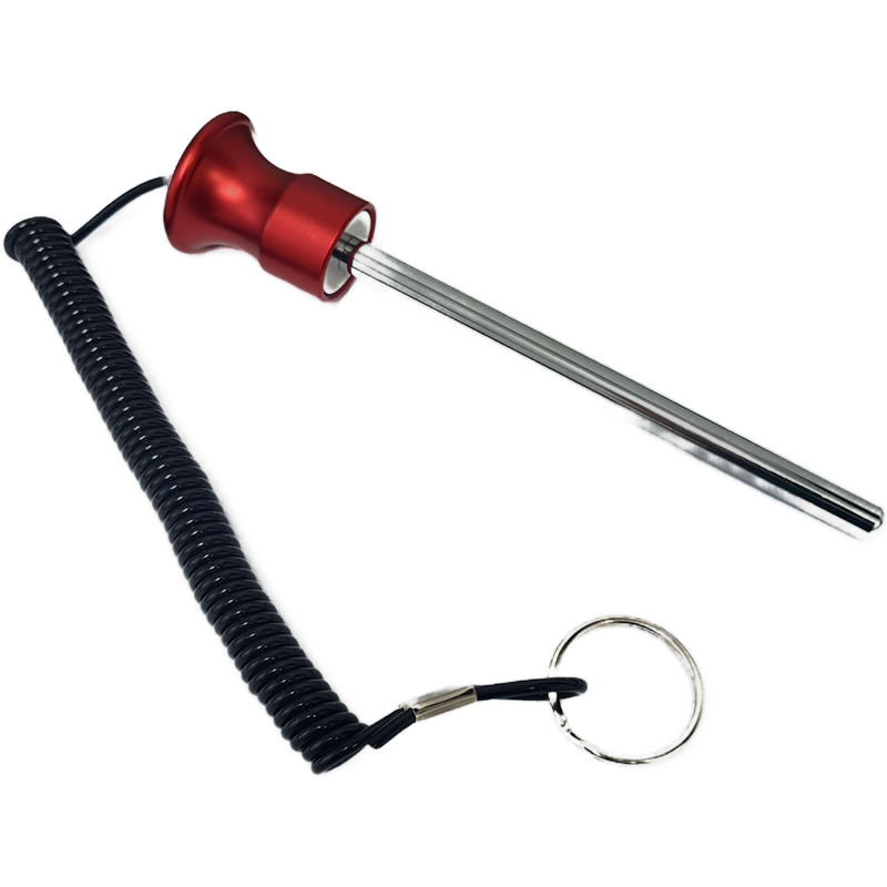 Селектор ваги магнітний 8*125 мм, зі шнуром, червоний