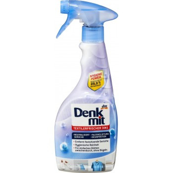 Освіжувач для текстилю та розгладження Denkmit 3в1 спрей 500 мл, фото 1