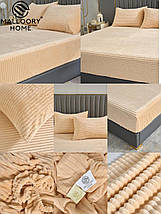 Набір постільної білизни, тканина "Велюр" простирадло: 180х200, 2 наволочки 50х70, фото 4