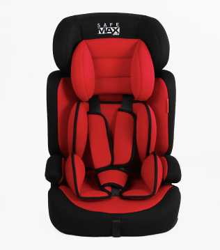 Дитяче автокрісло з бустером JOY RS-30199, група 1/2/3, система ISOFIX, вага дитини від 9-36 кг, червоне