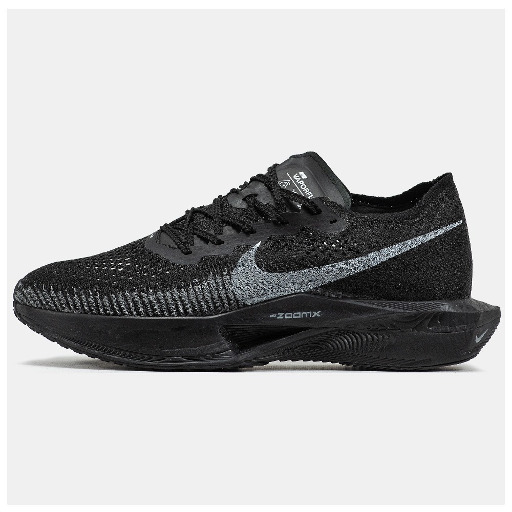 Чоловічі кросівки Nike Air ZoomX VaporFly Next% 3 Black Grey, чорні кросівки найк аір зум вапорфлай 3
