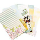 Розділювачі листів для блокнотів, планерів на кільцях Рози А6 5шт RZL018, фото 2