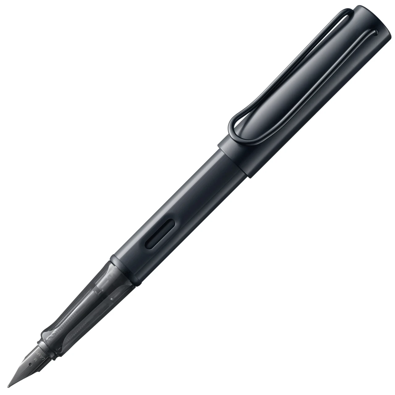 Ручка чорнильна Lamy AL-star EF black синє чорнило (4000522)