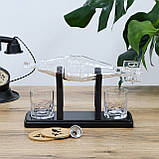 Набір для віскі Міна графін 650 мл та 2 склянки 300 мл, фото 2