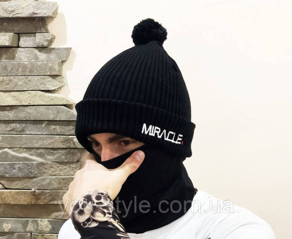 Шапка Miracle Knitwear чорна