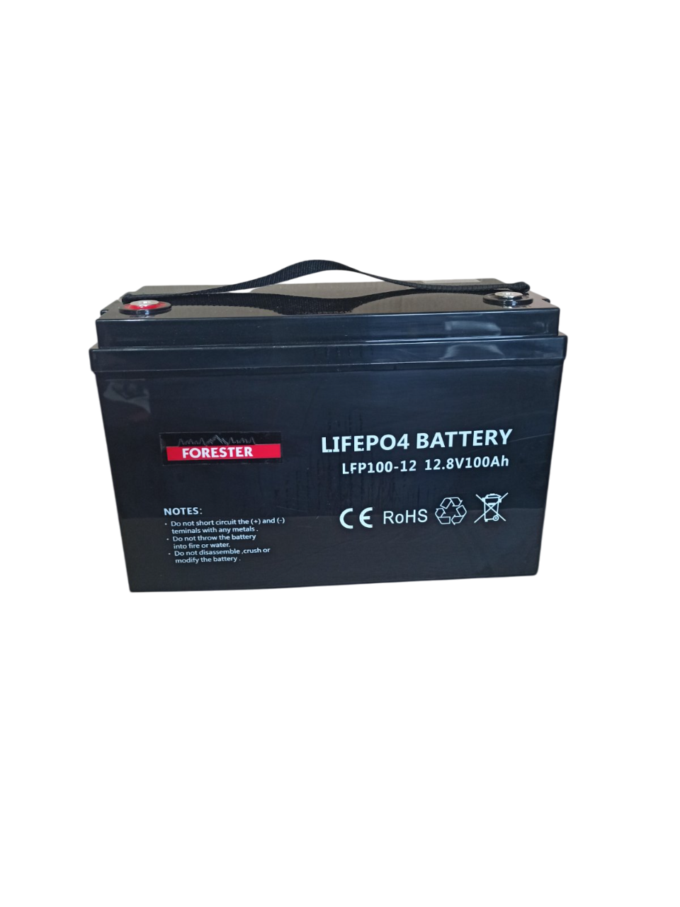 Акумулятор FORESTER LiFePO4 12.8V/100AH (1280W*h) (літій-залізо-фосфатний акумулятор для ДБЖ (UPS), фото 1