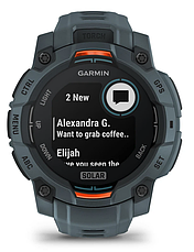Смарт-годинник Garmin Instinct 3 – 45 mm, Solar Twilight with Twilight Band, фото 4