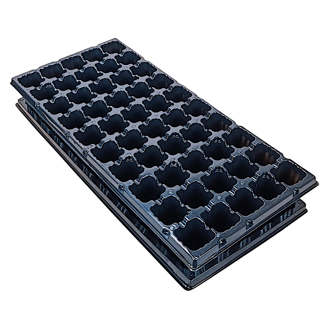 Місткість касета для розсади з піддоном 50 осередків 34х34х55 мм, фото 1