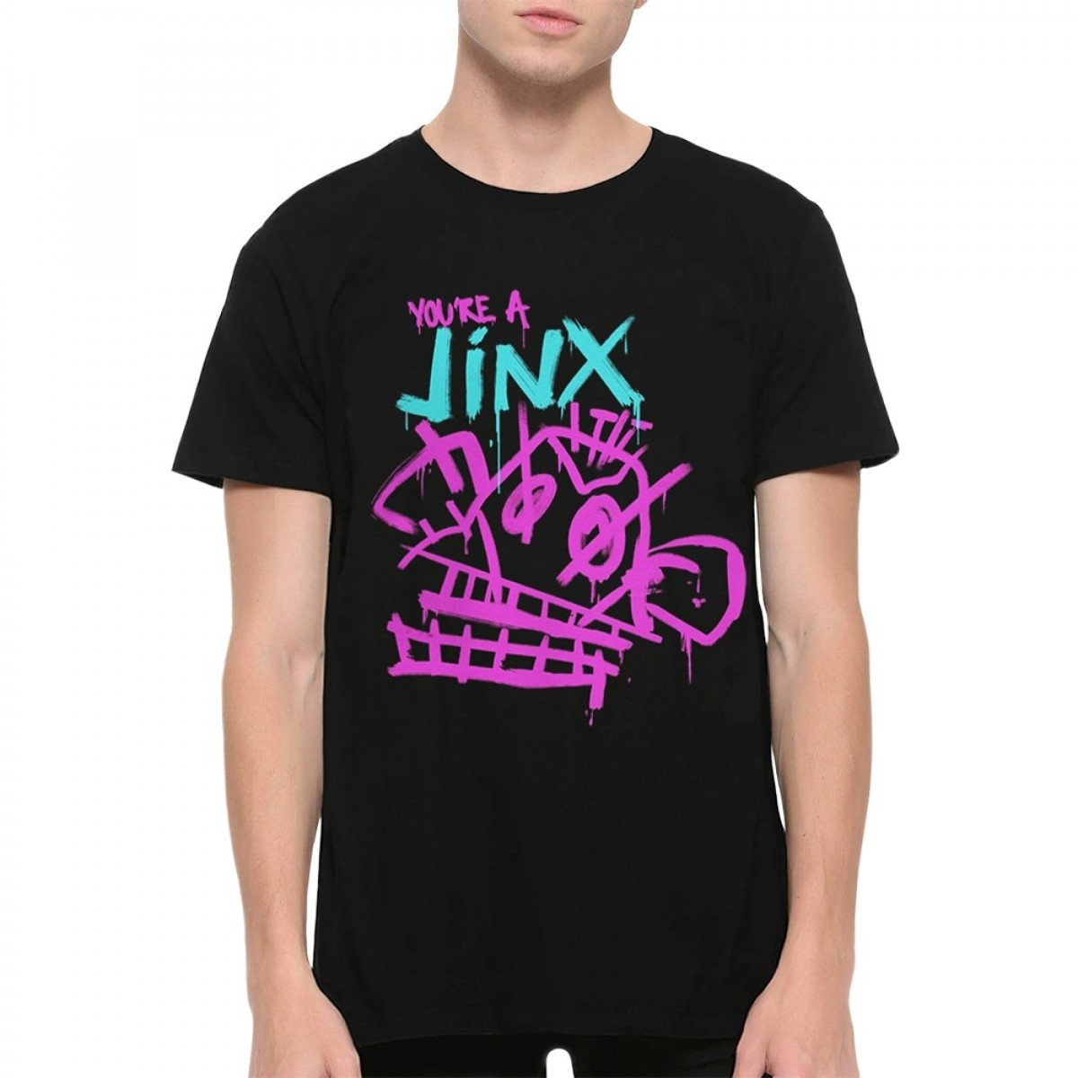 Футболка з принтом "Arcane Jinx" (Аркейн Джинкс) 6