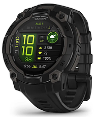 Смарт-годинник Garmin Instinct 3 – 45 mm, AMOLED Black with black band, фото 3
