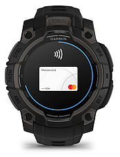 Смарт-годинник Garmin Instinct 3 – 45 mm, AMOLED Black with black band, фото 5