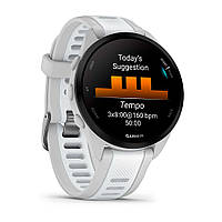 Garmin Forerunner 165 Music смарт-часы Mist Gray/Whitestone 010-02863-31