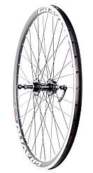 Колесо велосипедне заднє 29-28" Gravity, Neco MS31R Disk, тріскачка, 14Gх36Н, ексцентрик