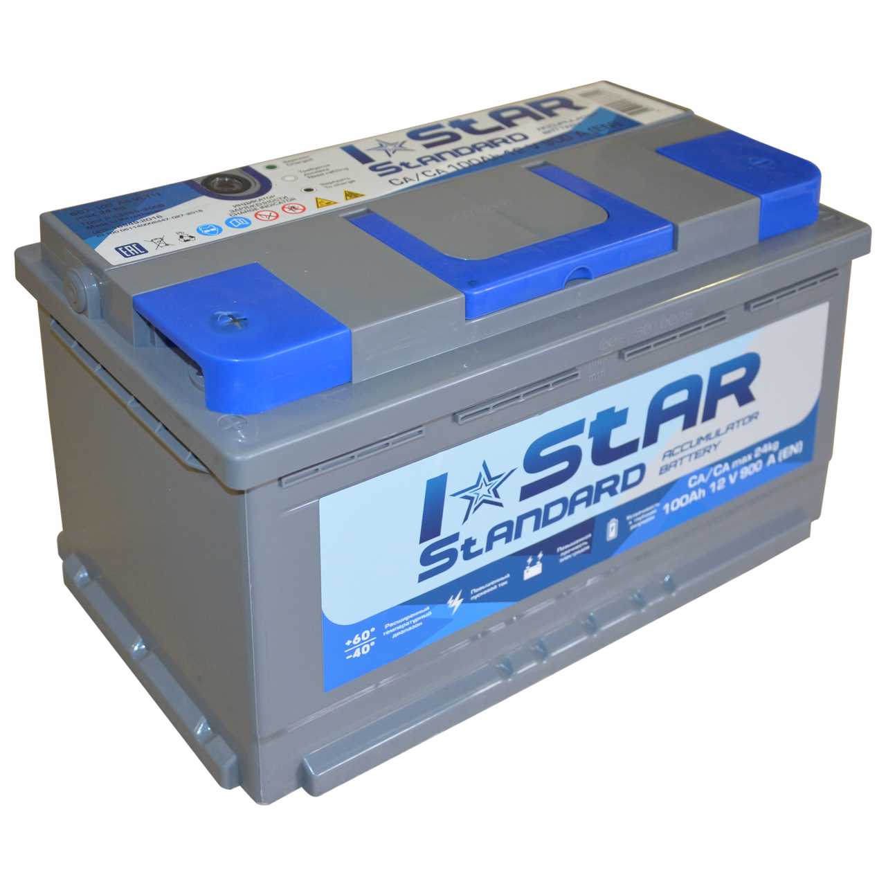 Акумулятор автомобільний Kainar Istar Standart 100 Ah (+/-) EN900 353x175x190