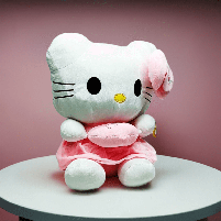 М'яка іграшка Сонечко "Хелло Кітті" з сердечком 40 см 25436-11, фото 4