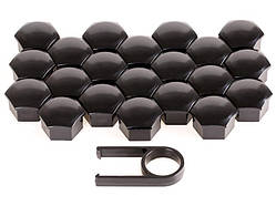 Кришки колісних болтів чорні Max DO GORJ21301