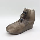 Бахіли від дощу (розмір 34-35), Коричневий / Водонепроникні чохли для взуття / Бахіли на взуття від дощу, фото 10