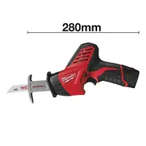Пила шабельна акумуляторна MILWAUKEE M12 C12 HZ-202С (ЗУ+2акум.Х2А·год + кейс), фото 5