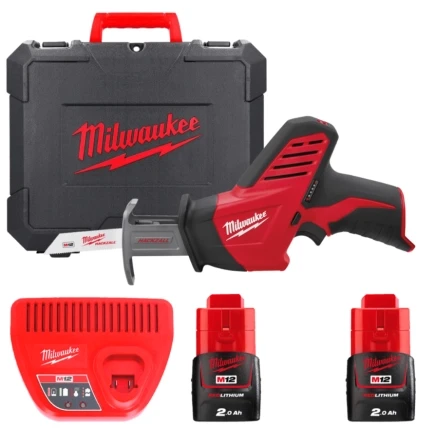 Пила шабельна акумуляторна MILWAUKEE M12 C12 HZ-202С (ЗУ+2акум.Х2А·год + кейс)