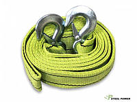 Трос буксирувальний 6т 5м *60ММ п-пропілен сумка STEEL POWER [SPR 2703]