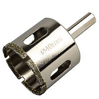 Коронка алмазна по керамограніту 40 мм, HS104940 Haisser