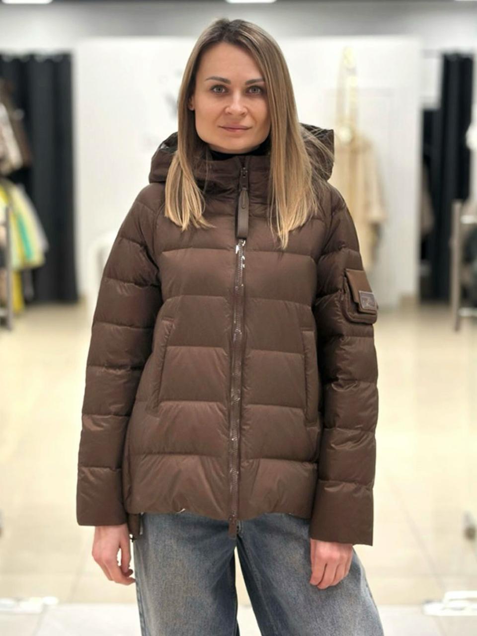 Жіноча куртка CHANEVIA 25126 Brown, фото 1